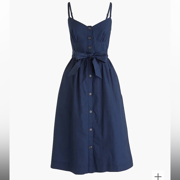 JCrew button-front sundress in cotton poplin - Picture 8 of 10